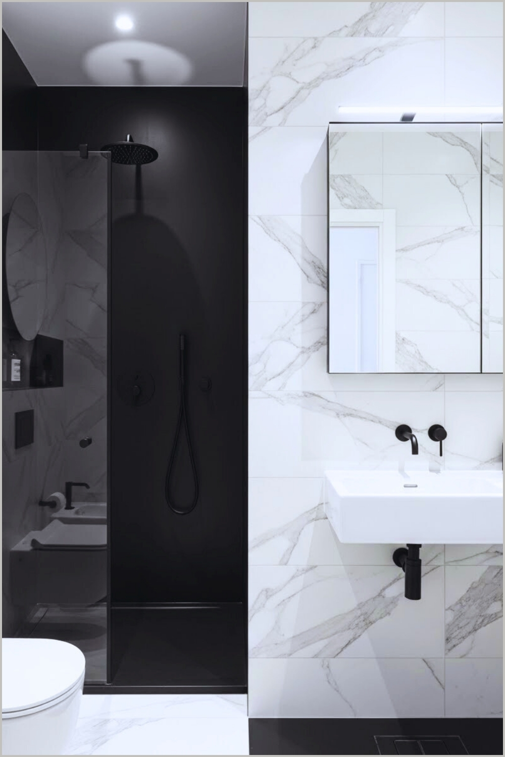 Bathroom Design Makes A Powerful Statement Through