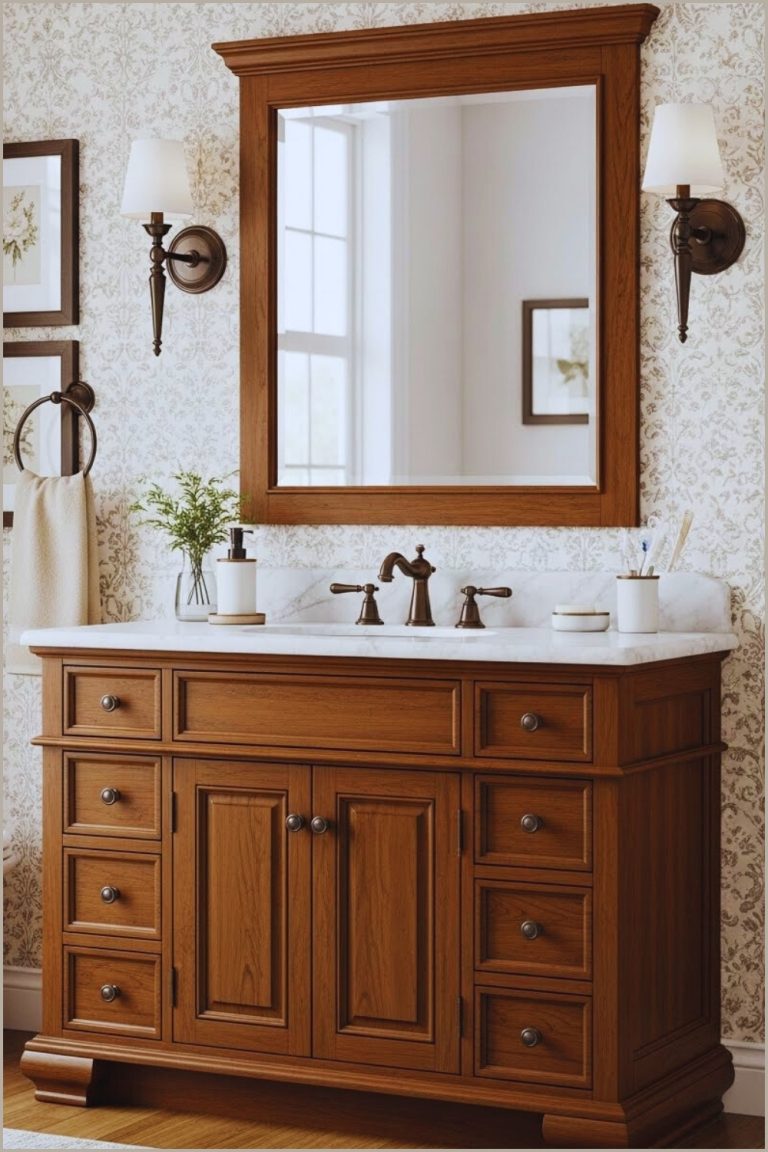 Beautifully Crafted Vanity Brings An Unmistakable Sense