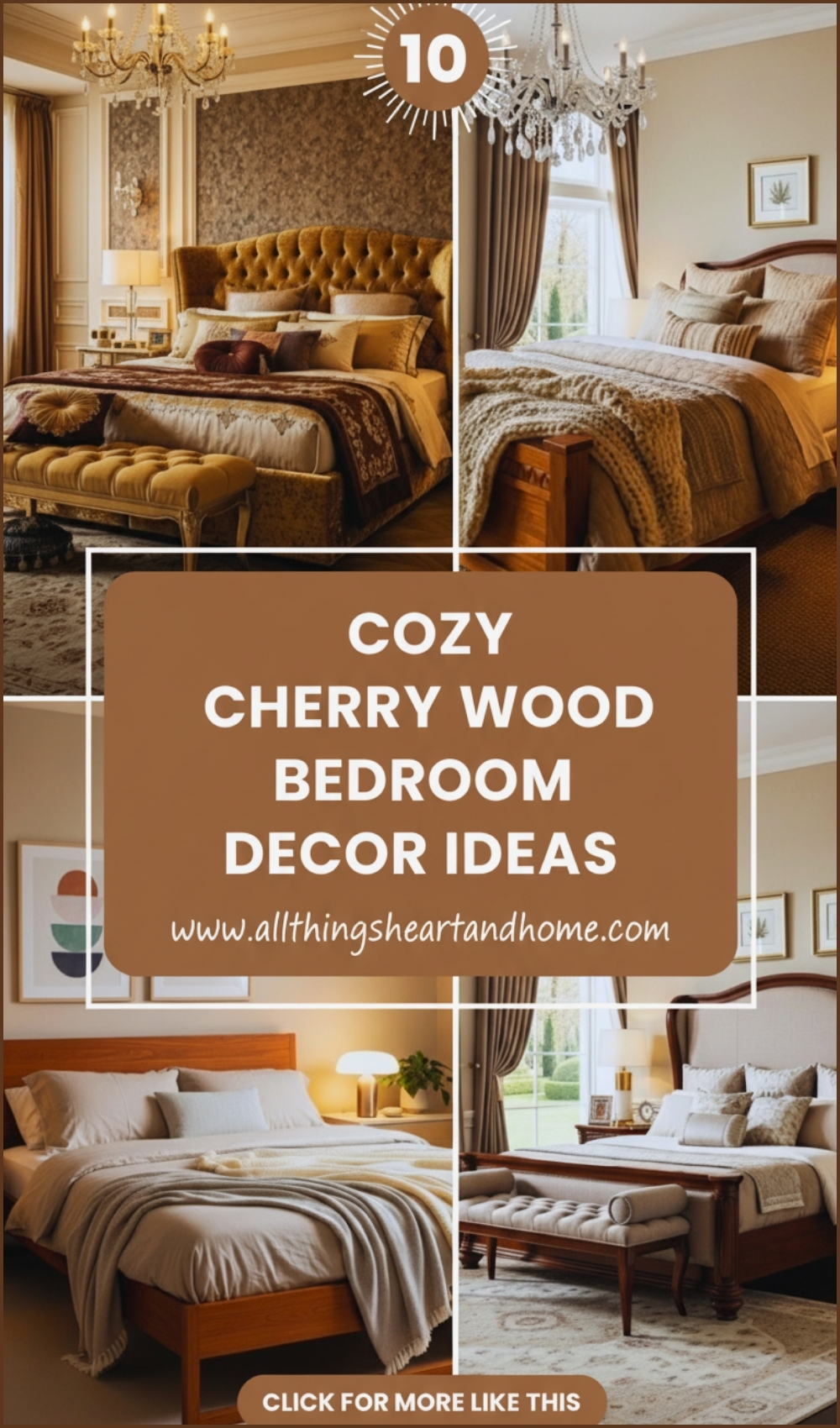 Cherry Wood Bedroom Decor Ideas