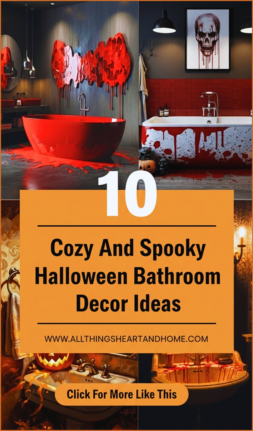 Cozy And Spooky Halloween Bathroom Decor Ideas