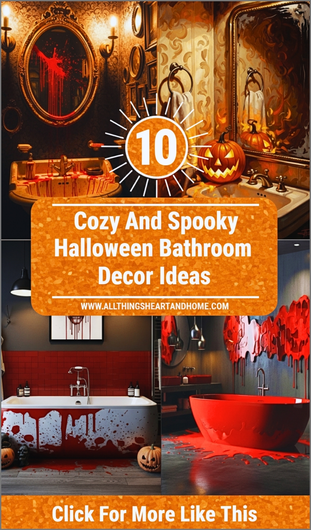 Cozy And Spooky Halloween Bathroom Decor Ideas