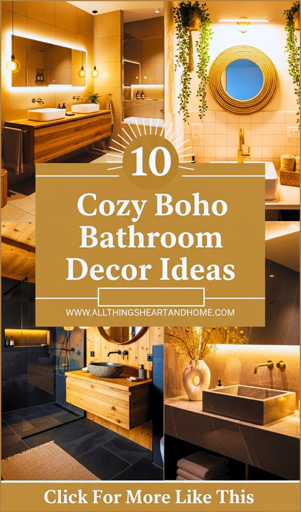 Cozy Boho Bathroom Decor Ideas