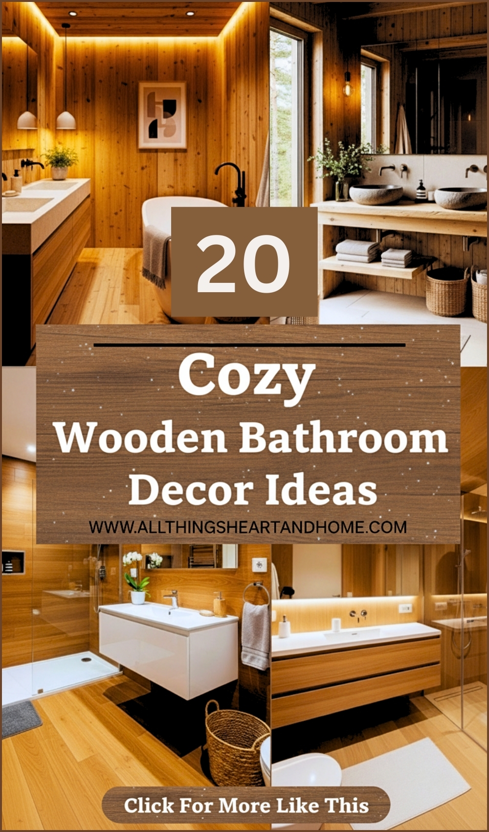 Cozy Wooden Bathroom Decor Ideas