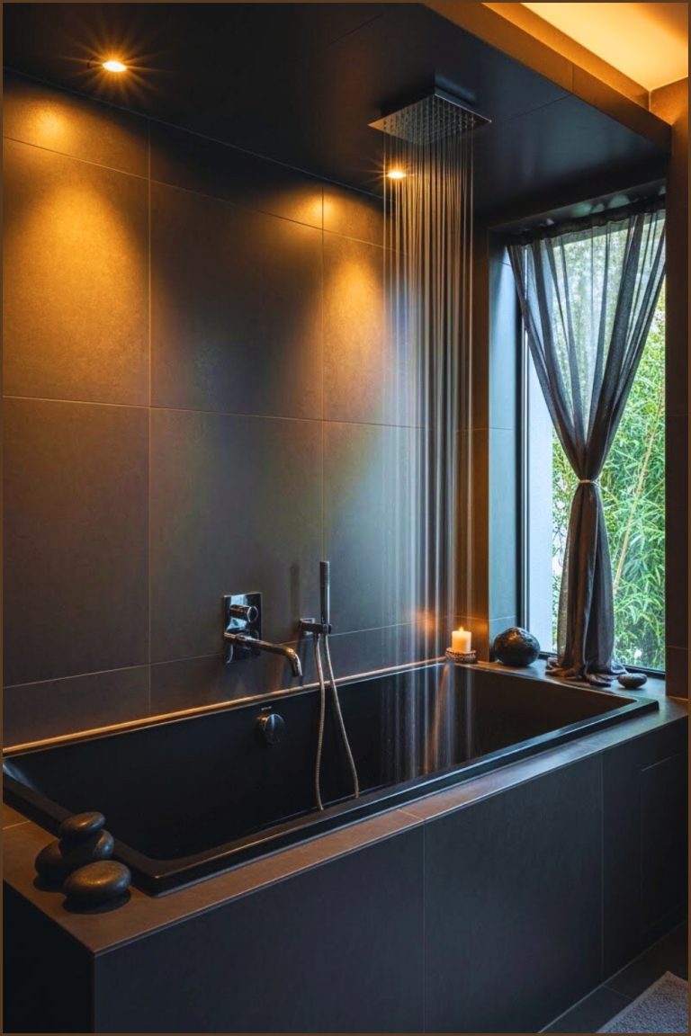 Luxurious Bathroom Scene Transforms Everyday Bathing