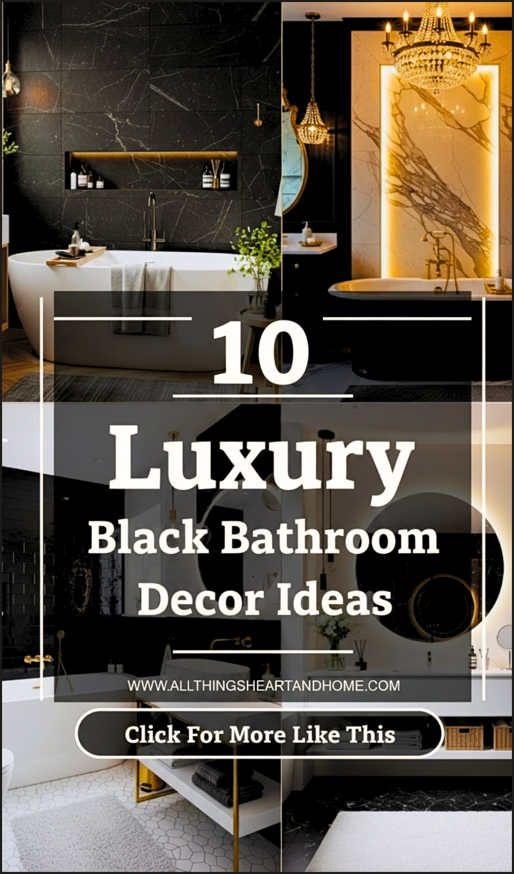 Luxury Black Bathroom Decor Ideas (1)