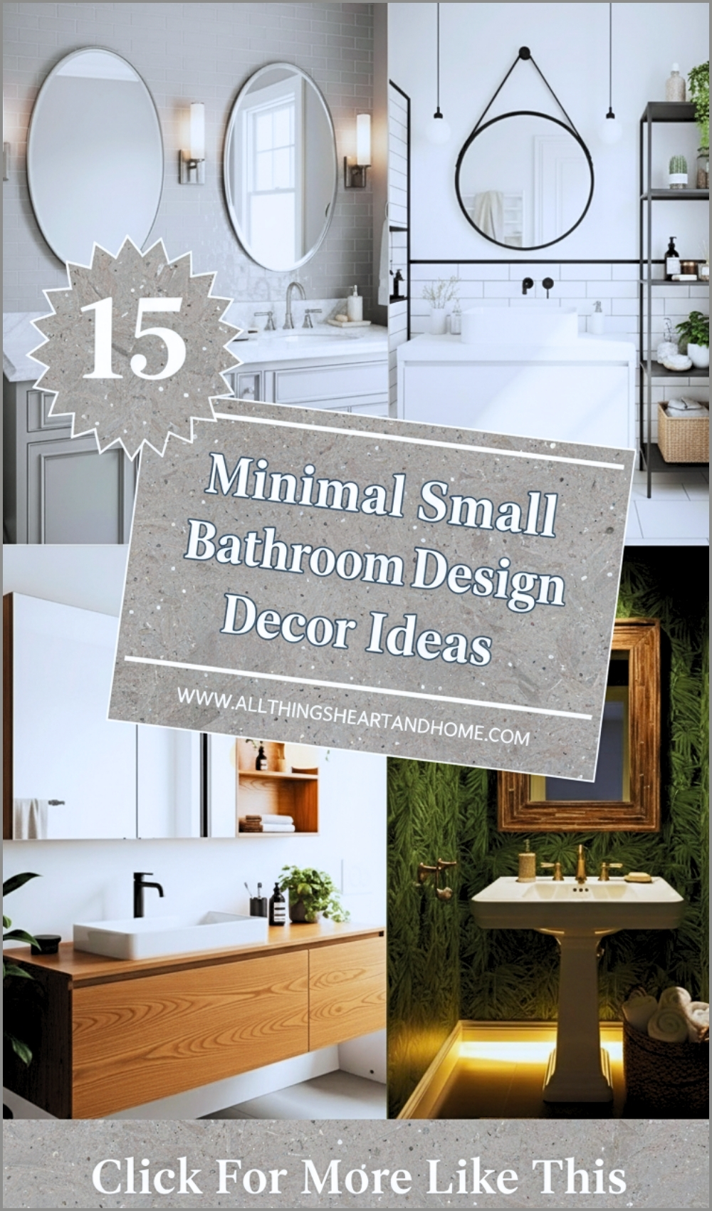 Minimal Small Bathroom Design Decor Ideas
