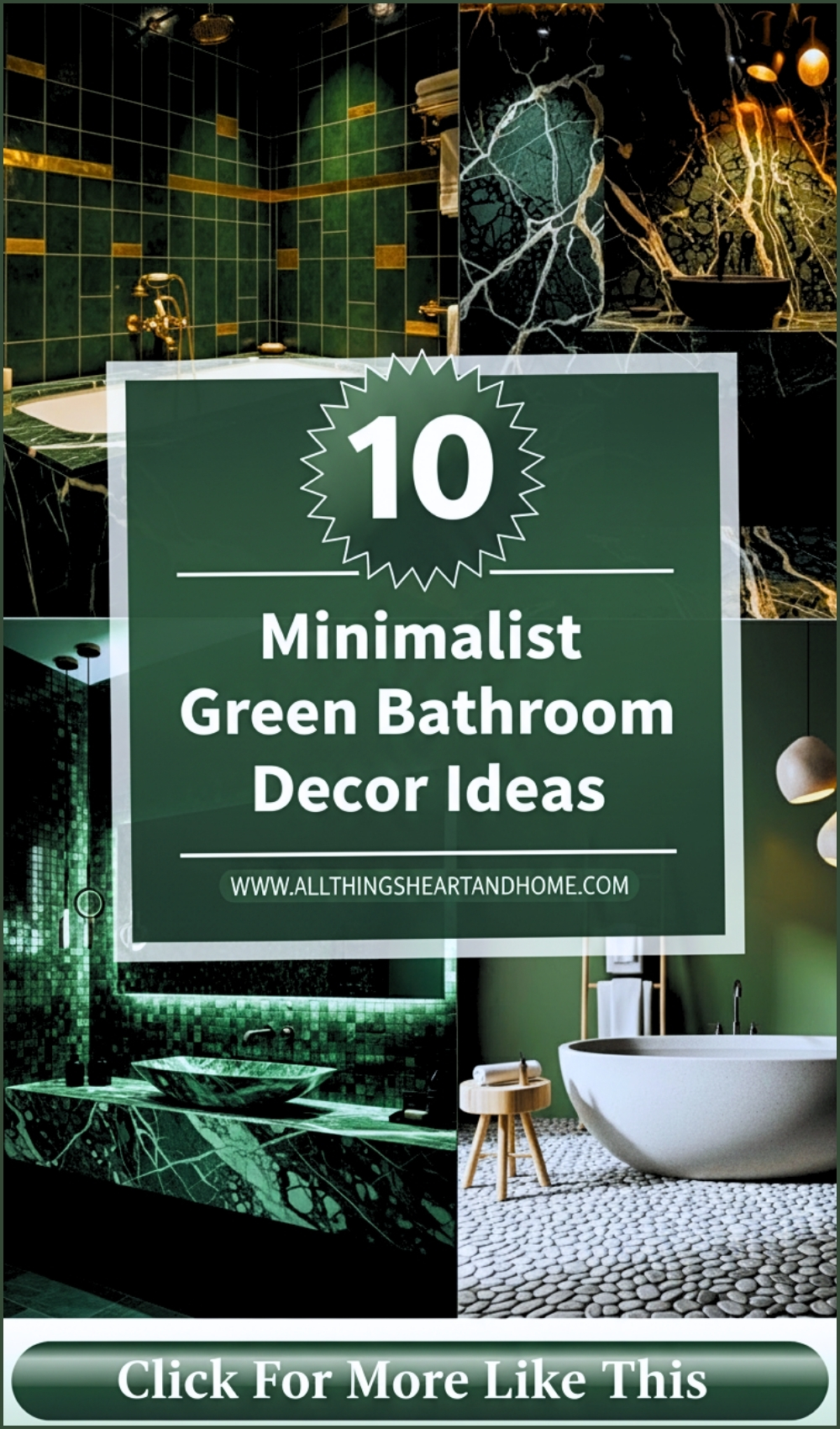Minimalist Green Bathroom Decor Ideas