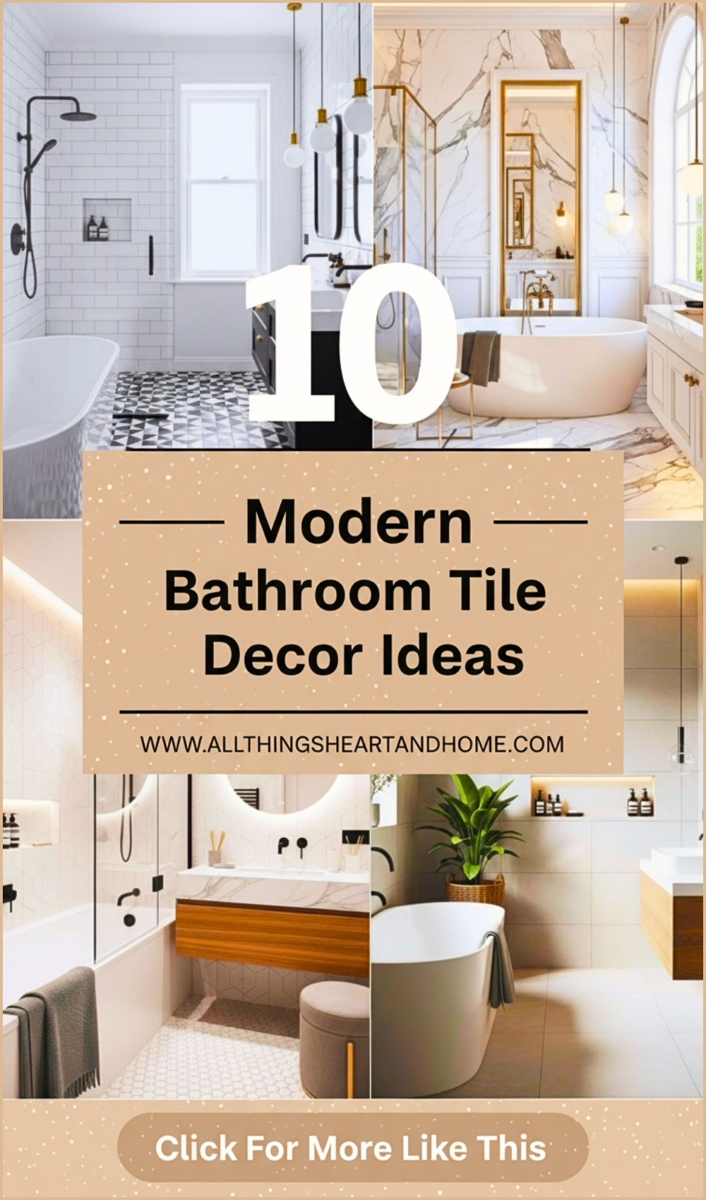 Modern Bathroom Tile Decor Ideas