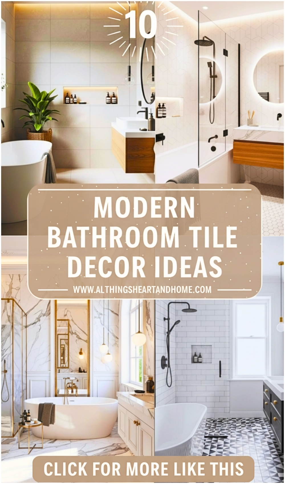 Modern Bathroom Tile Decor Ideas