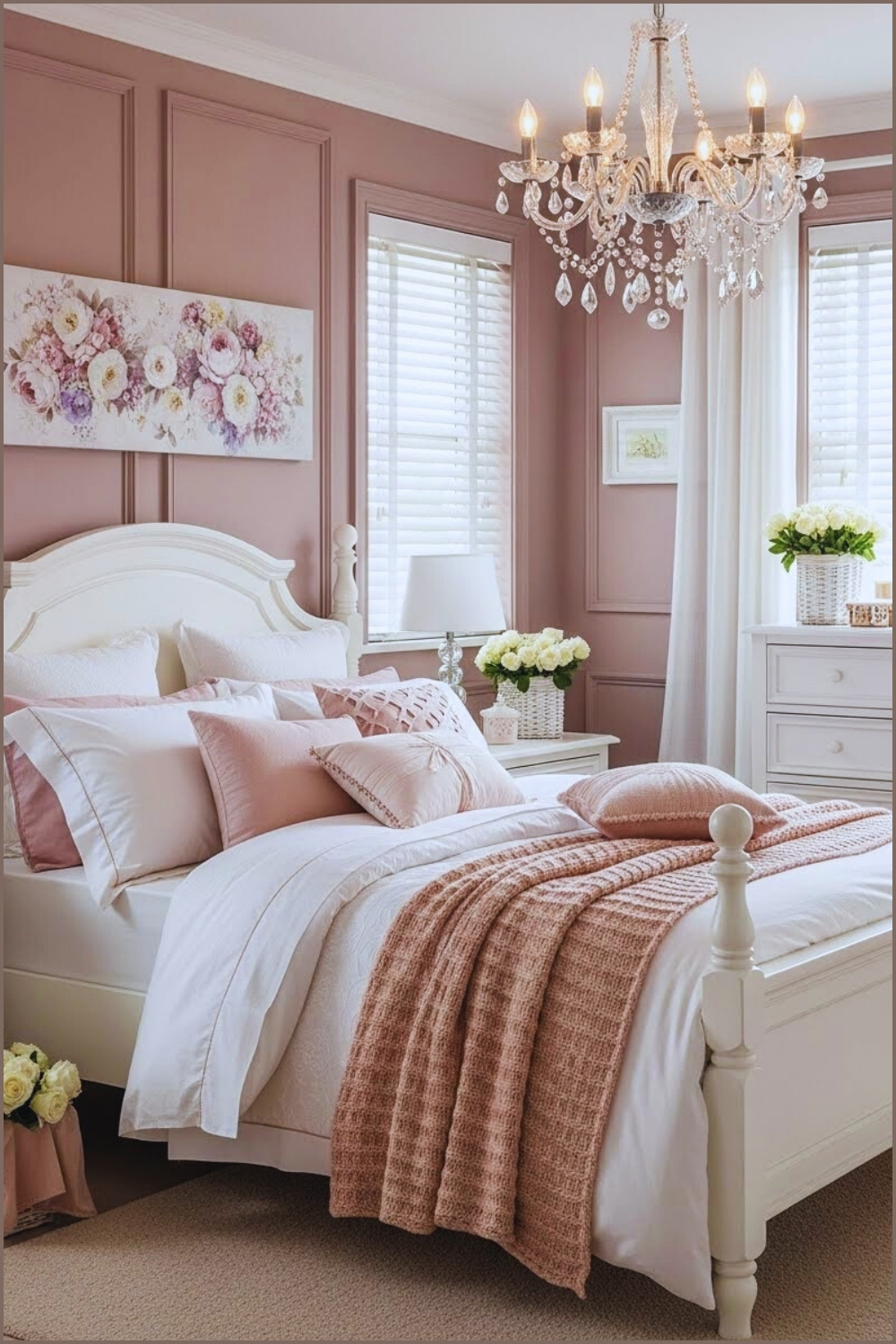 Romantic Cottage Luxury Bedroom Interior