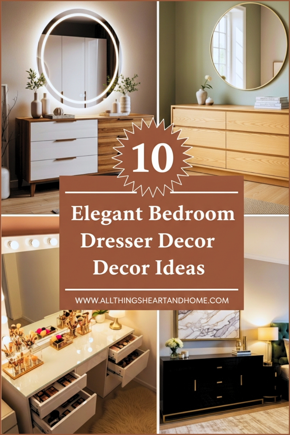 Simple Elegant Bedroom Dresser DSecor Ideas