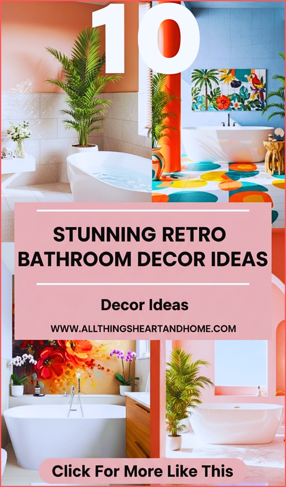 Stunning Retro Bathroom Decor Ideas
