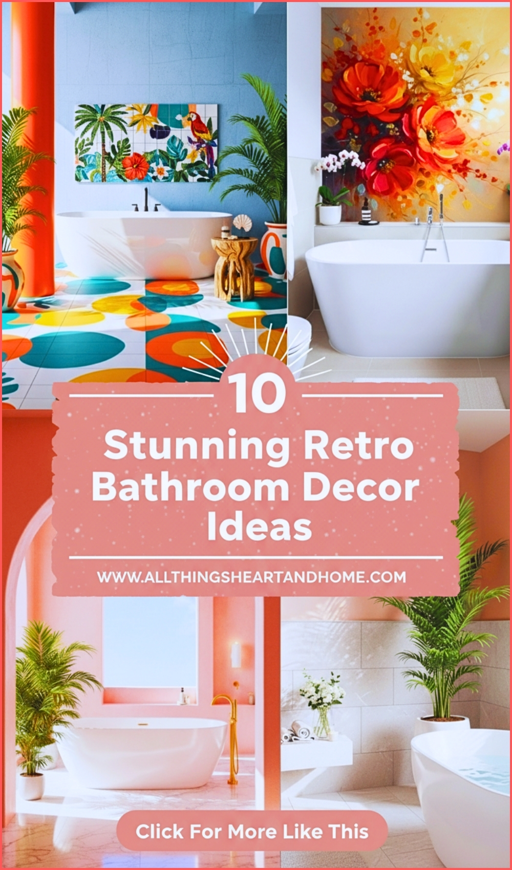 Stunning Retro Bathroom Decor Ideas
