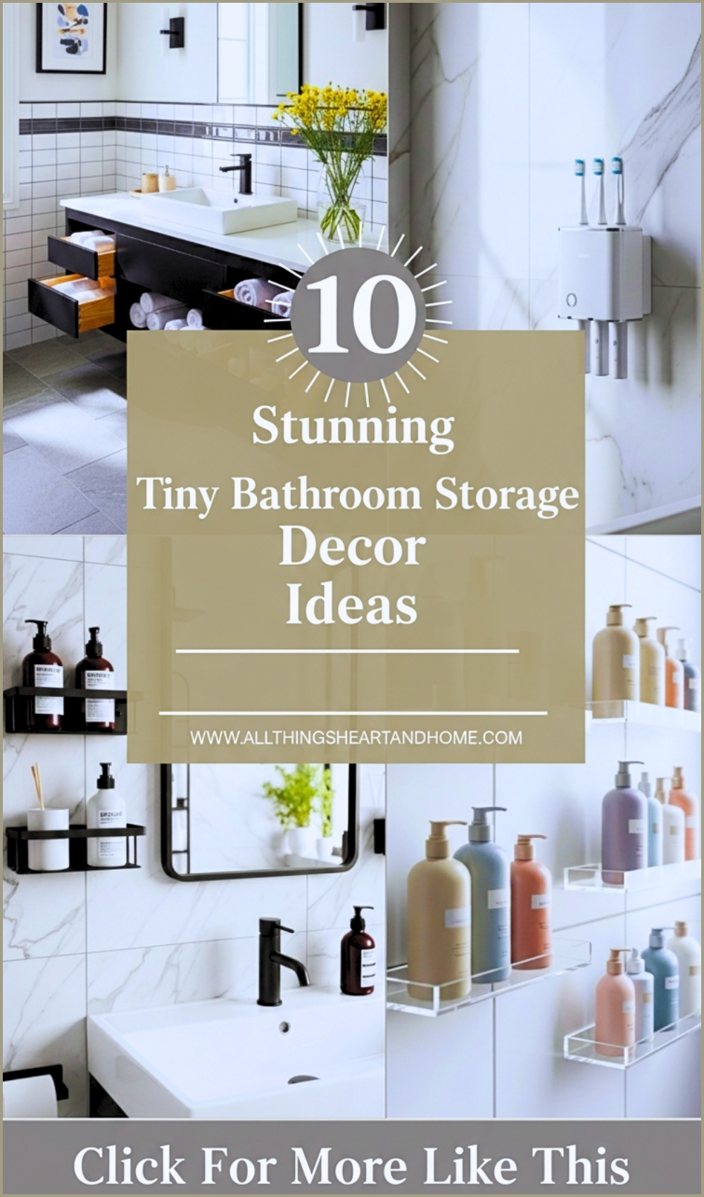 Stunning Tiny Bathroom Storage Decor Ideas
