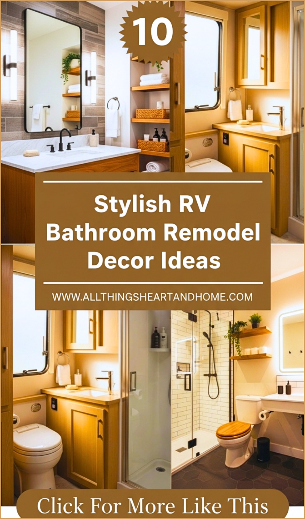 Stylish RV Bathroom Remodel Decor Ideas
