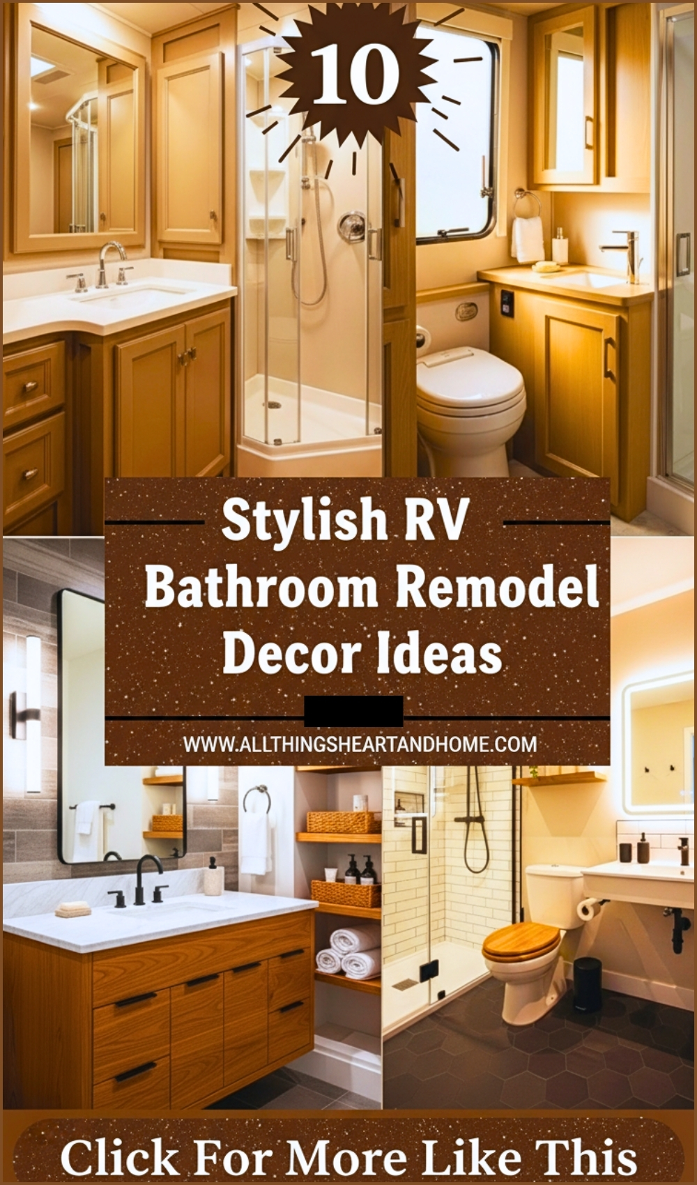 Stylish RV Bathroom Remodel Decor Ideas.