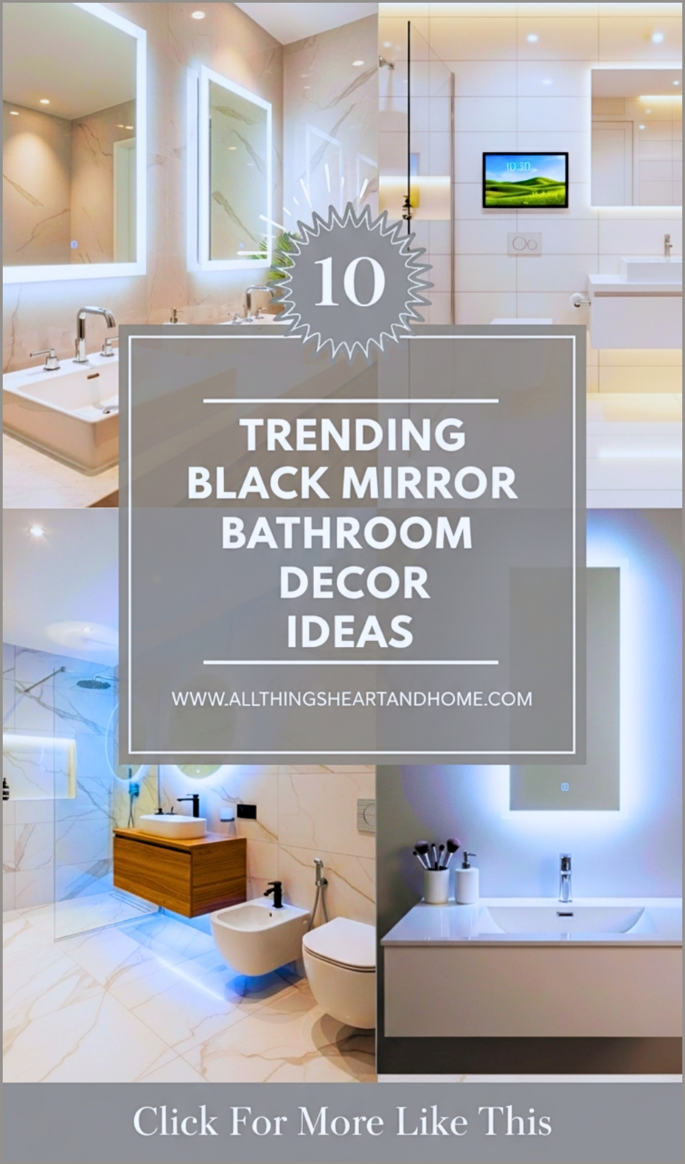 Trending Black Mirror Bathroom Decor Ideas