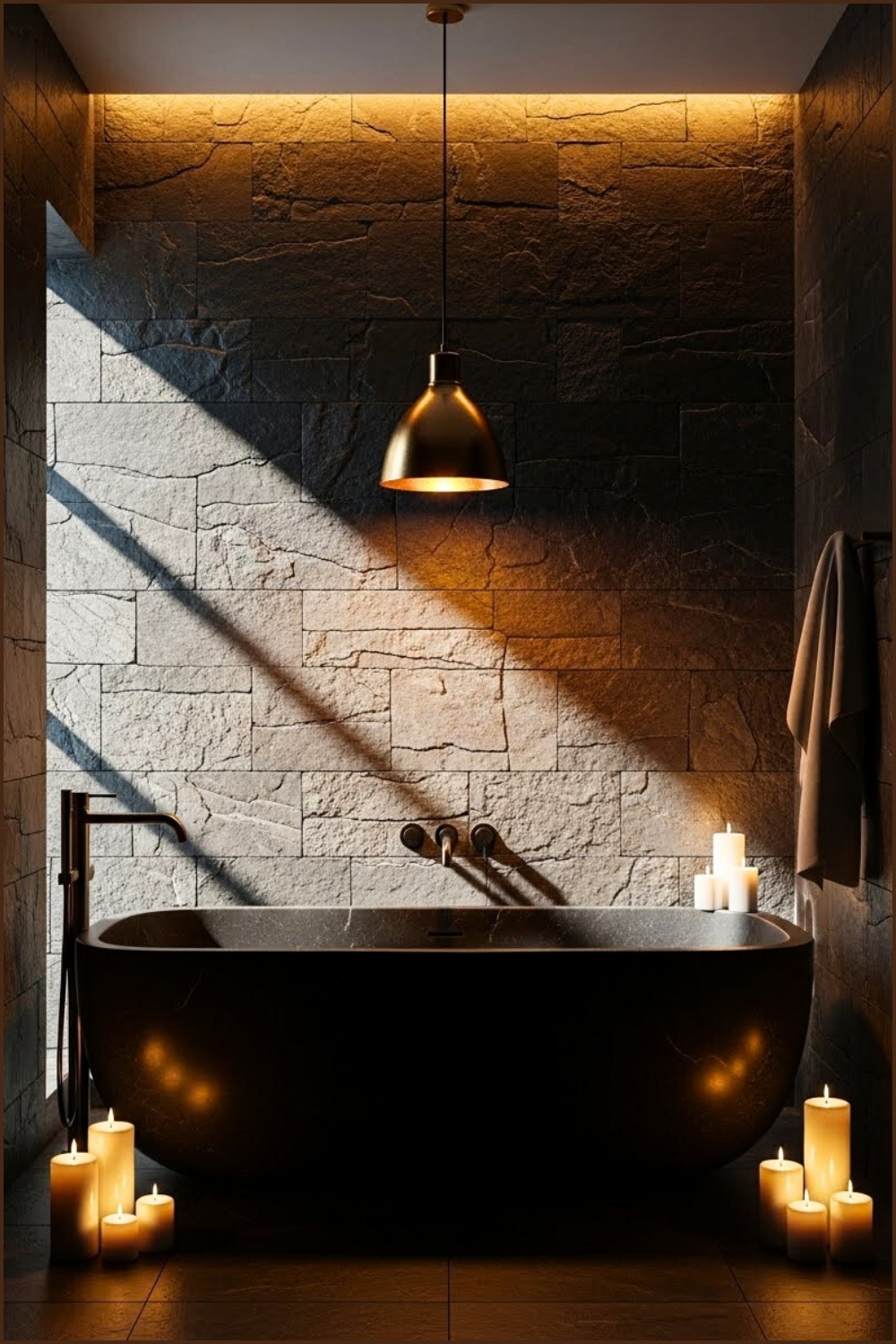 Ultra-luxury Modern Spa Bathroom Large Matte