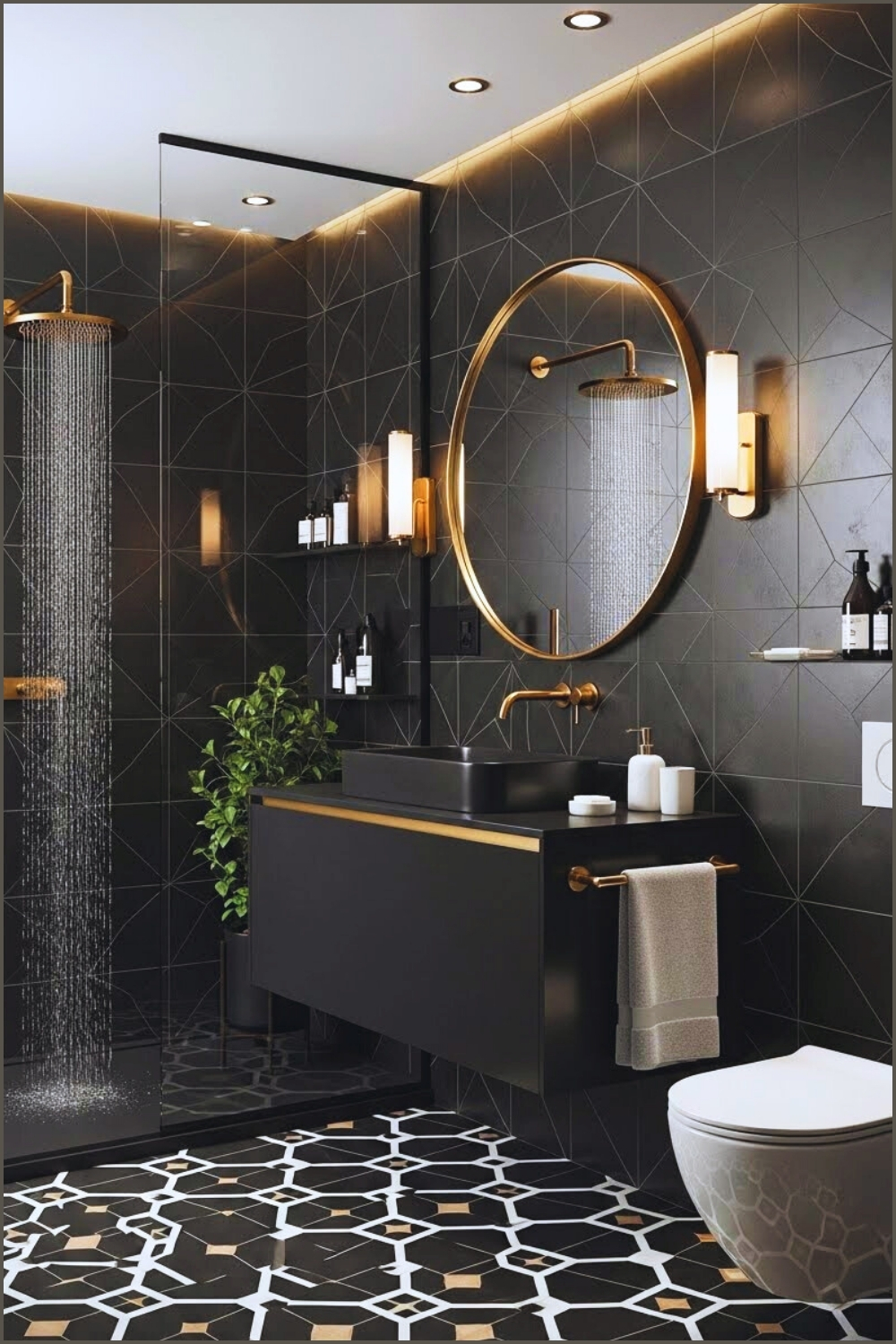 Ultra modern Luxury Bathroom With Mattel