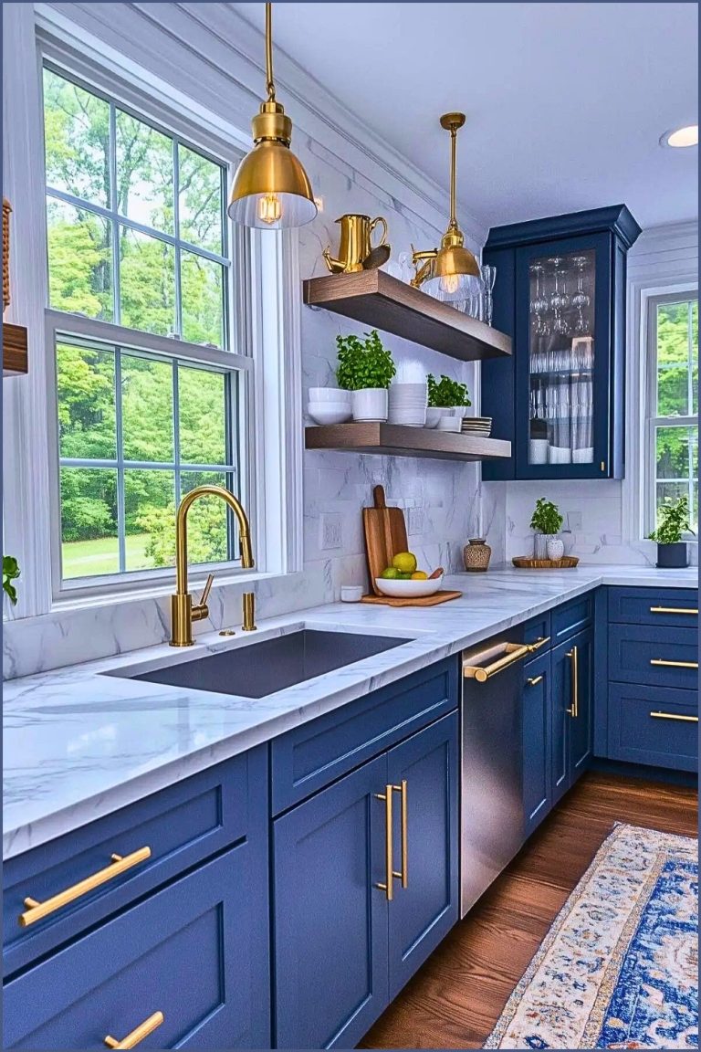 10 Navy Cabinet Kitchen Ideas for a Timeless and Elegant Look