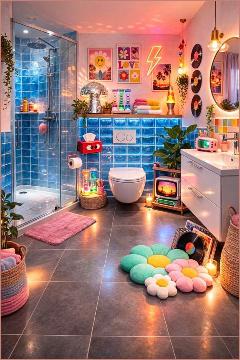 8 Funky Small Bathroom Ideas That Feel Fun and Unique