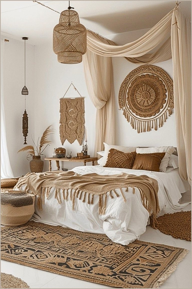 13 Boho Bedroom Wallpaper Ideas for a Cozy and Stylish Space