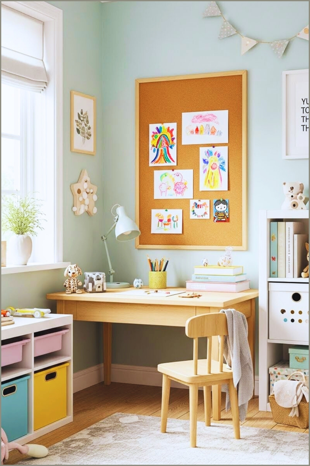 A Bright And Cheerful Kids Creativity Corner
