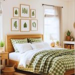 A Bright Cozy Cottage Style Bedroom With A Natural Farmhouse Feel