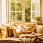 A Charming Rustic Window Nook With Old Farmhouse Windows