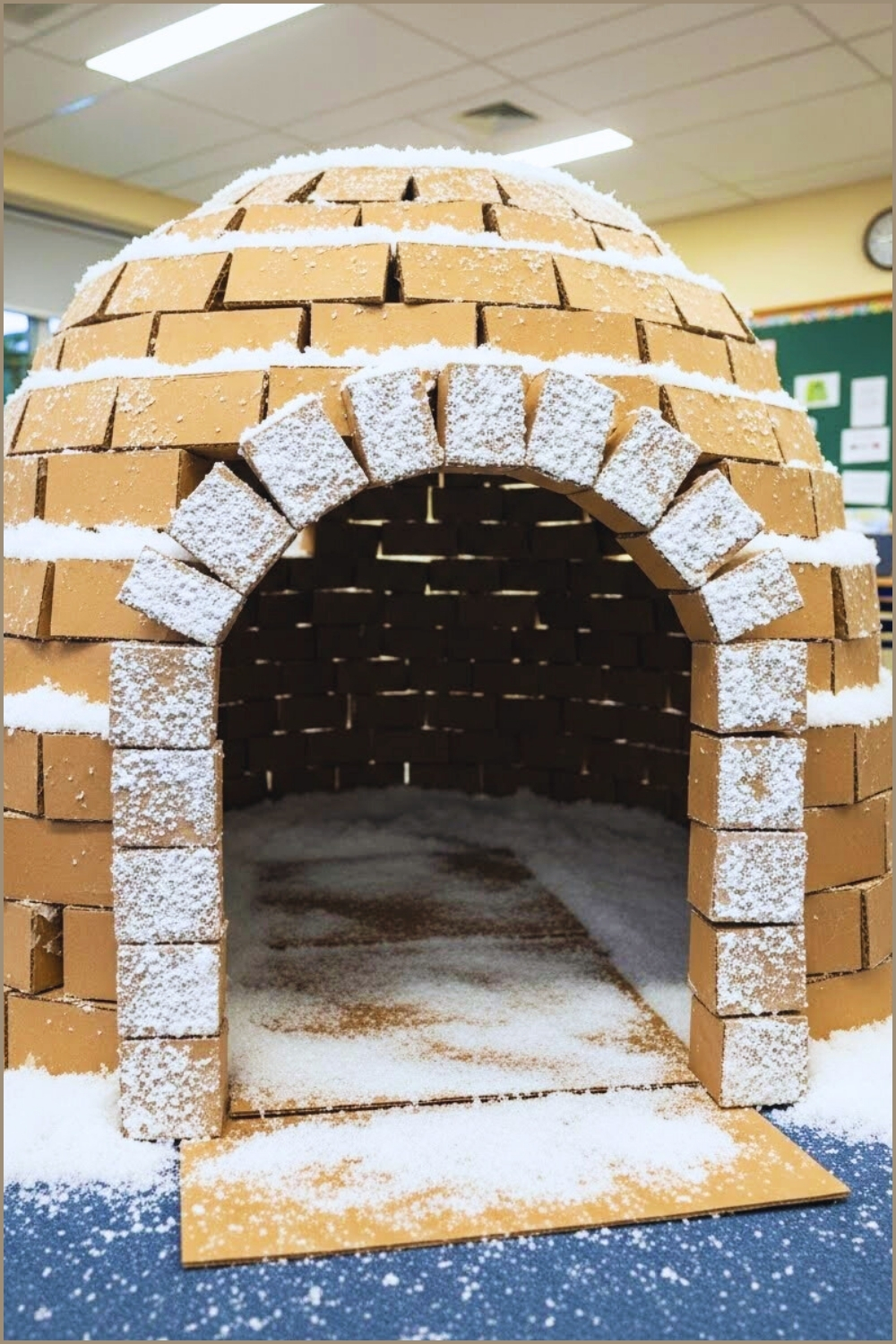 A Winter Themed Classroom Installation Featuring