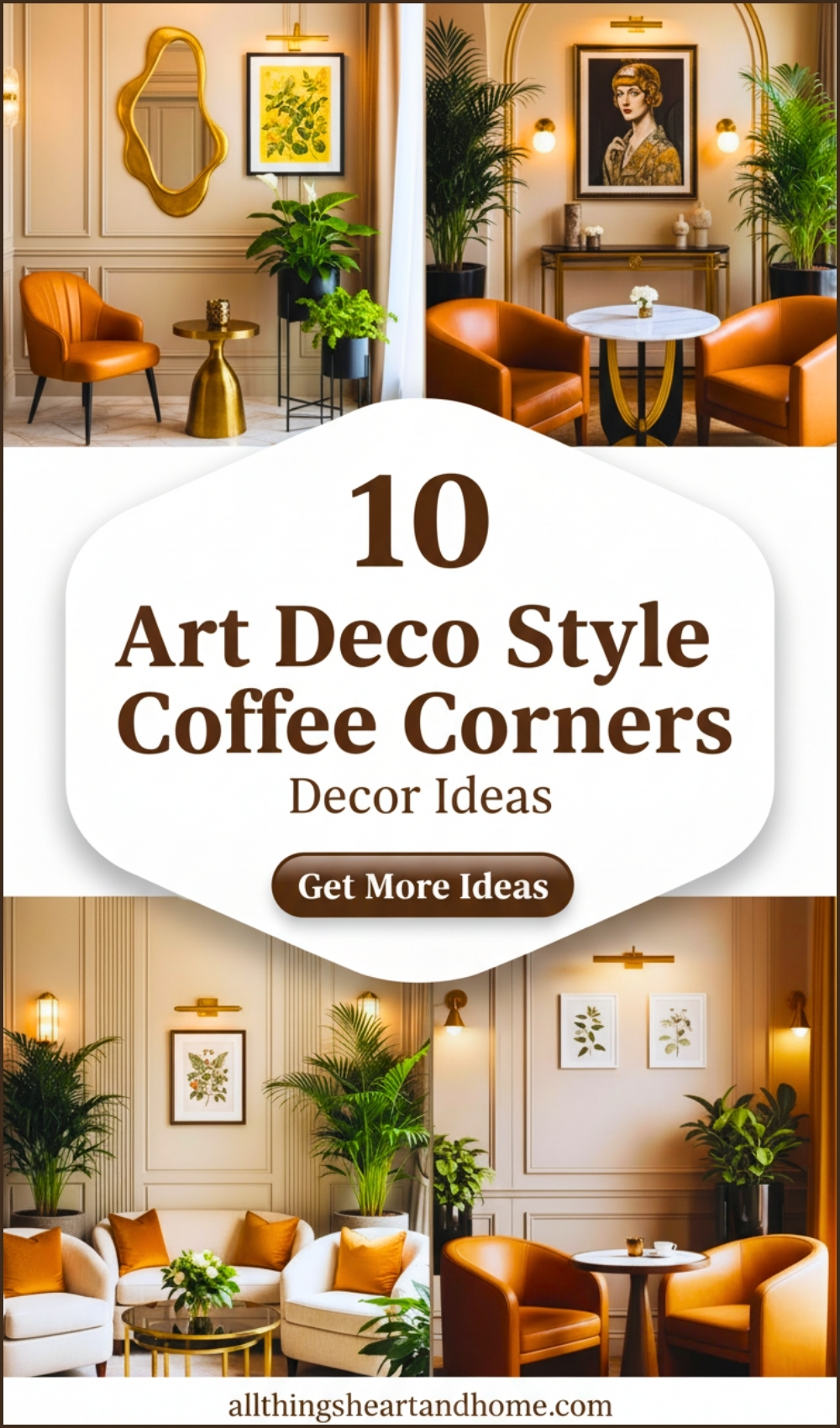 Art Deco Style Coffee Corners Decor Ideas
