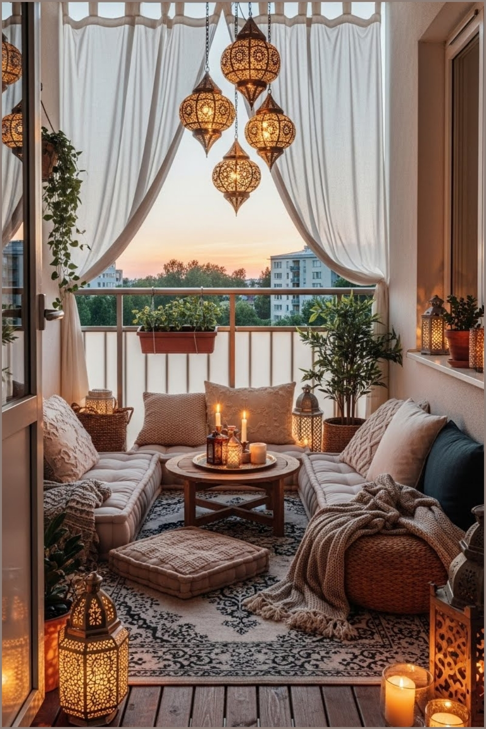 Balcony Turns Into A Dreamy Sunset Escape With Its Mix