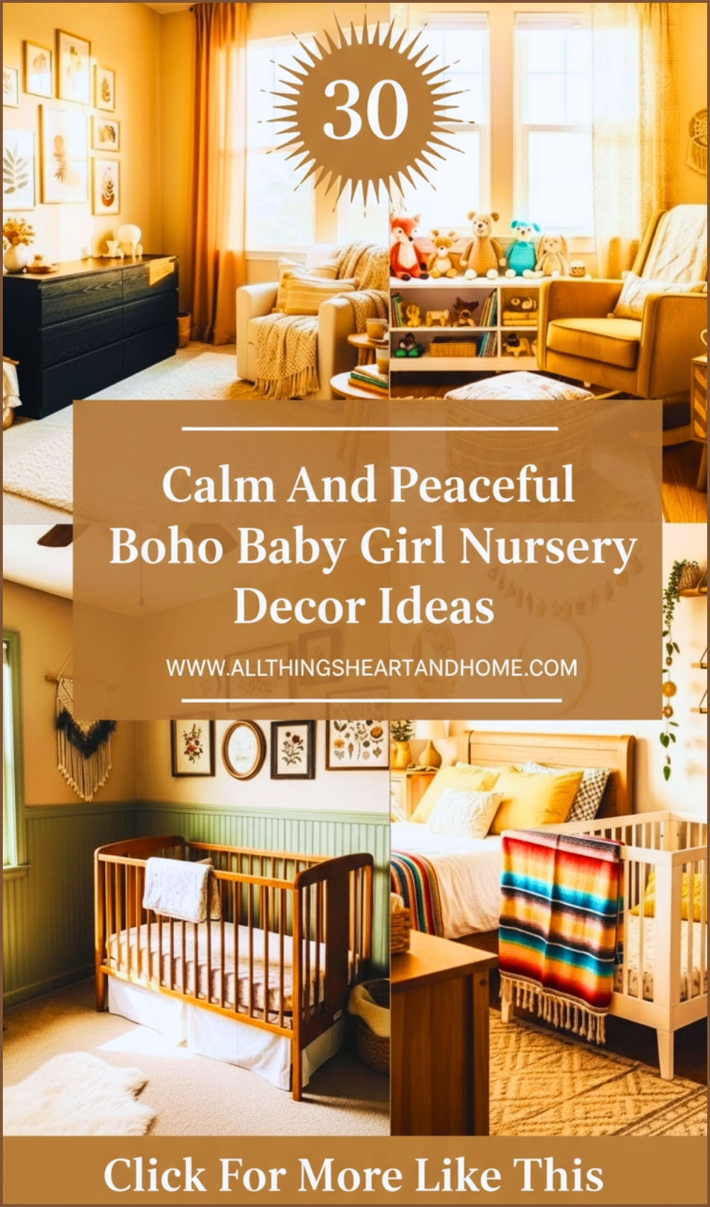 Calm And Peaceful Boho Baby Girl Nursery Decor Ideas (1)