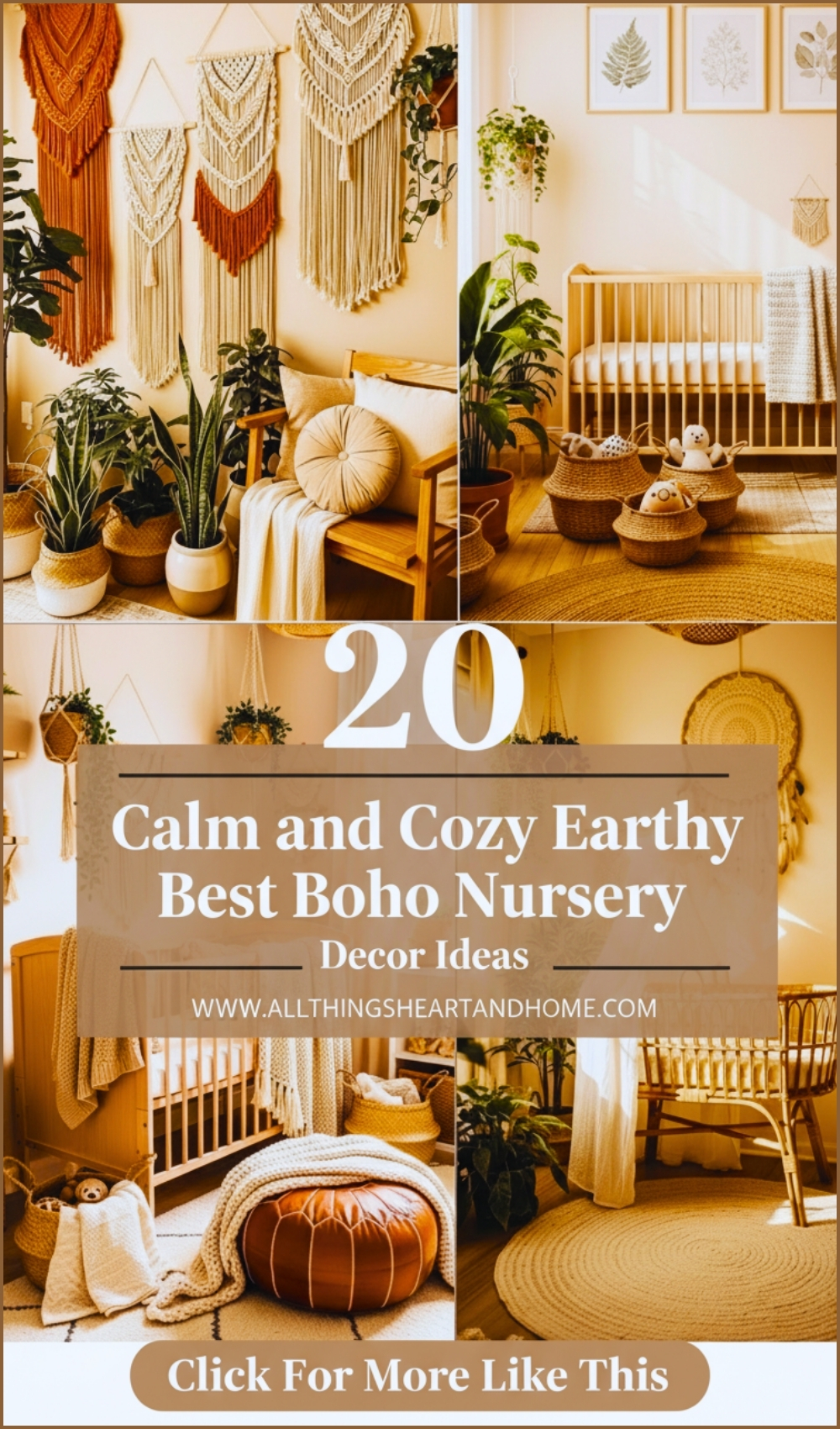 Calm and Cozy Earthy Best Boho Nursery Decor Ideas