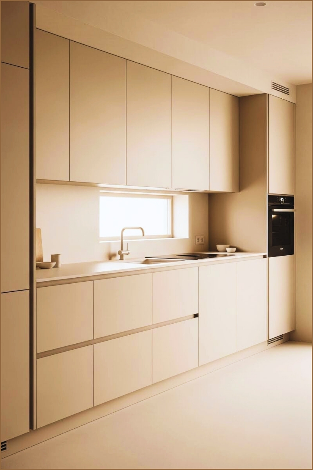 Classic Grey U-shaped Kitchen Wooden Butcher Block Counters