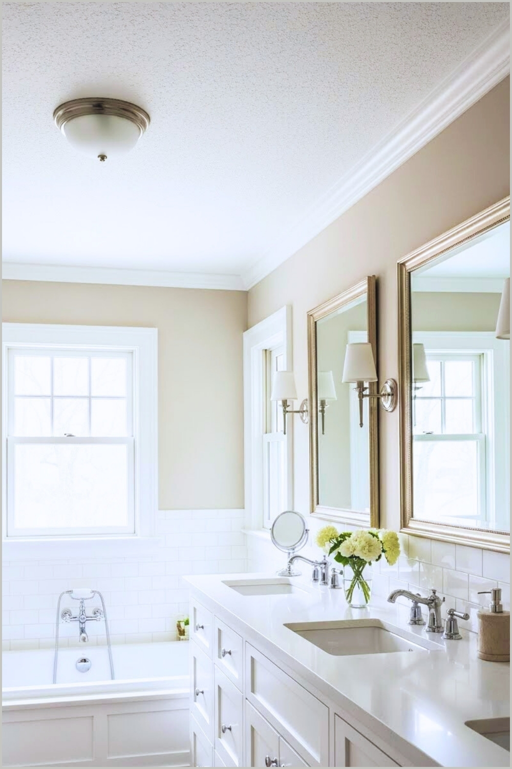 Classic Traditional Bathroom With A Subtle Textured