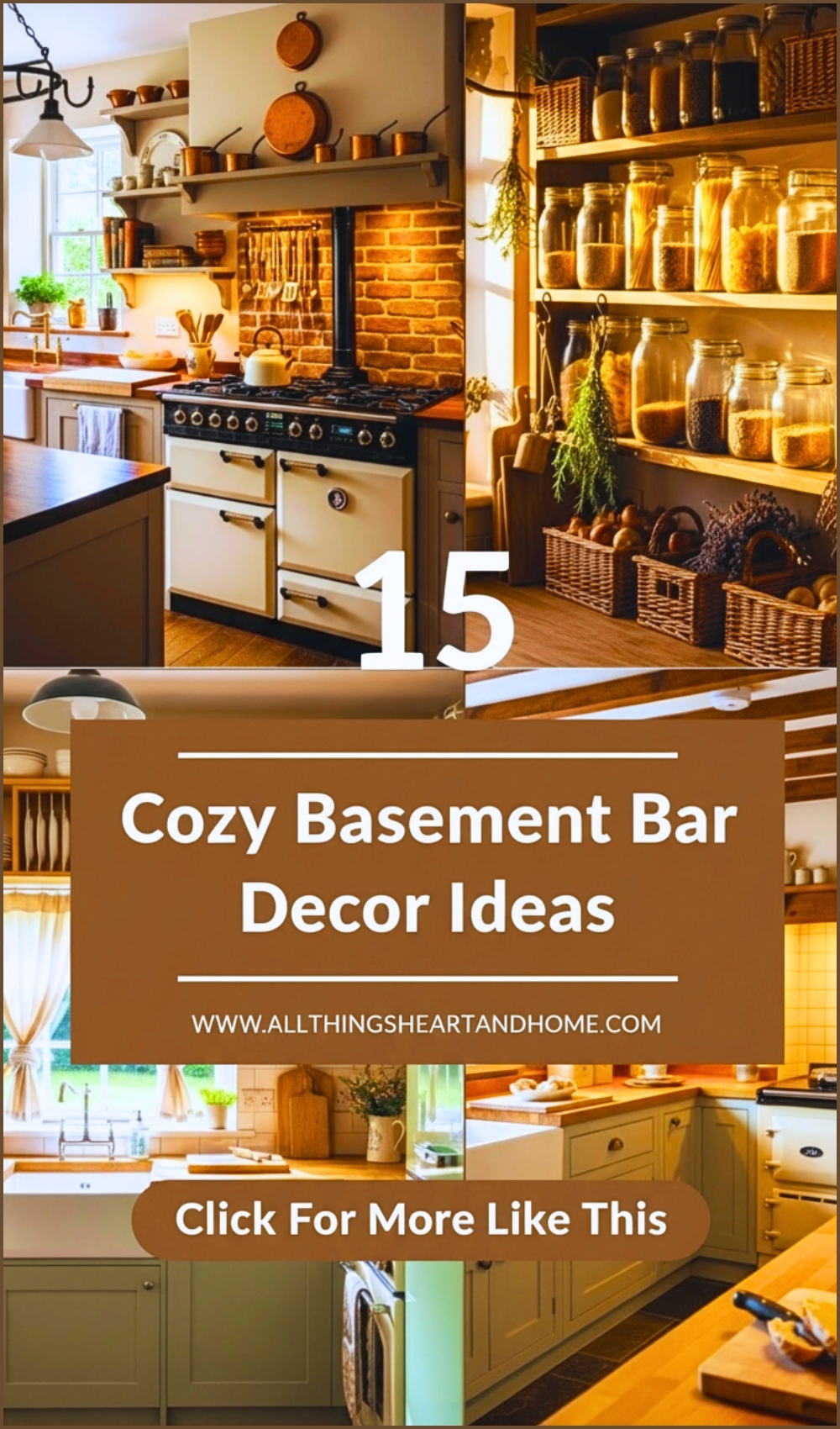 Cozy Basement Bar Decor Ideas