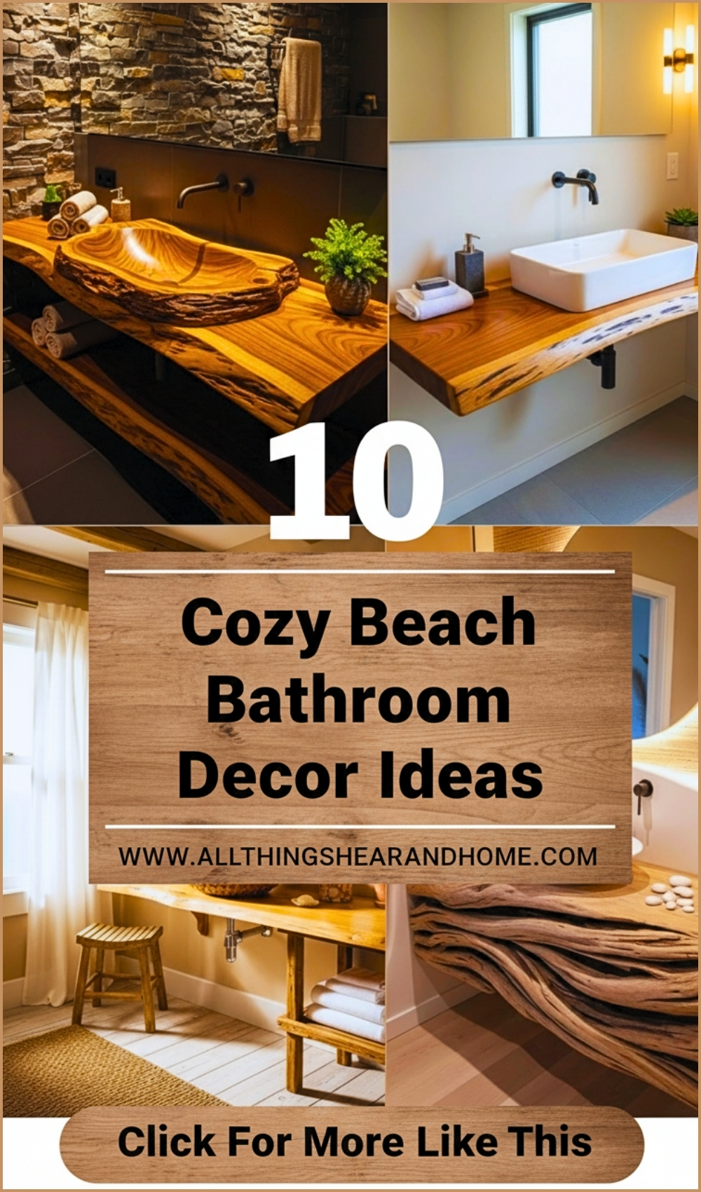 Cozy Beach Bathroom Decor Ideas