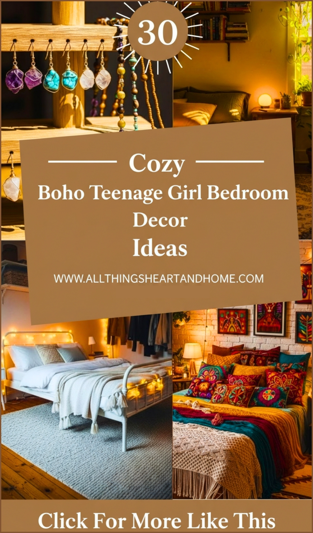 Cozy Boho Teenage Girl Bedroom Decor Ideas (1)