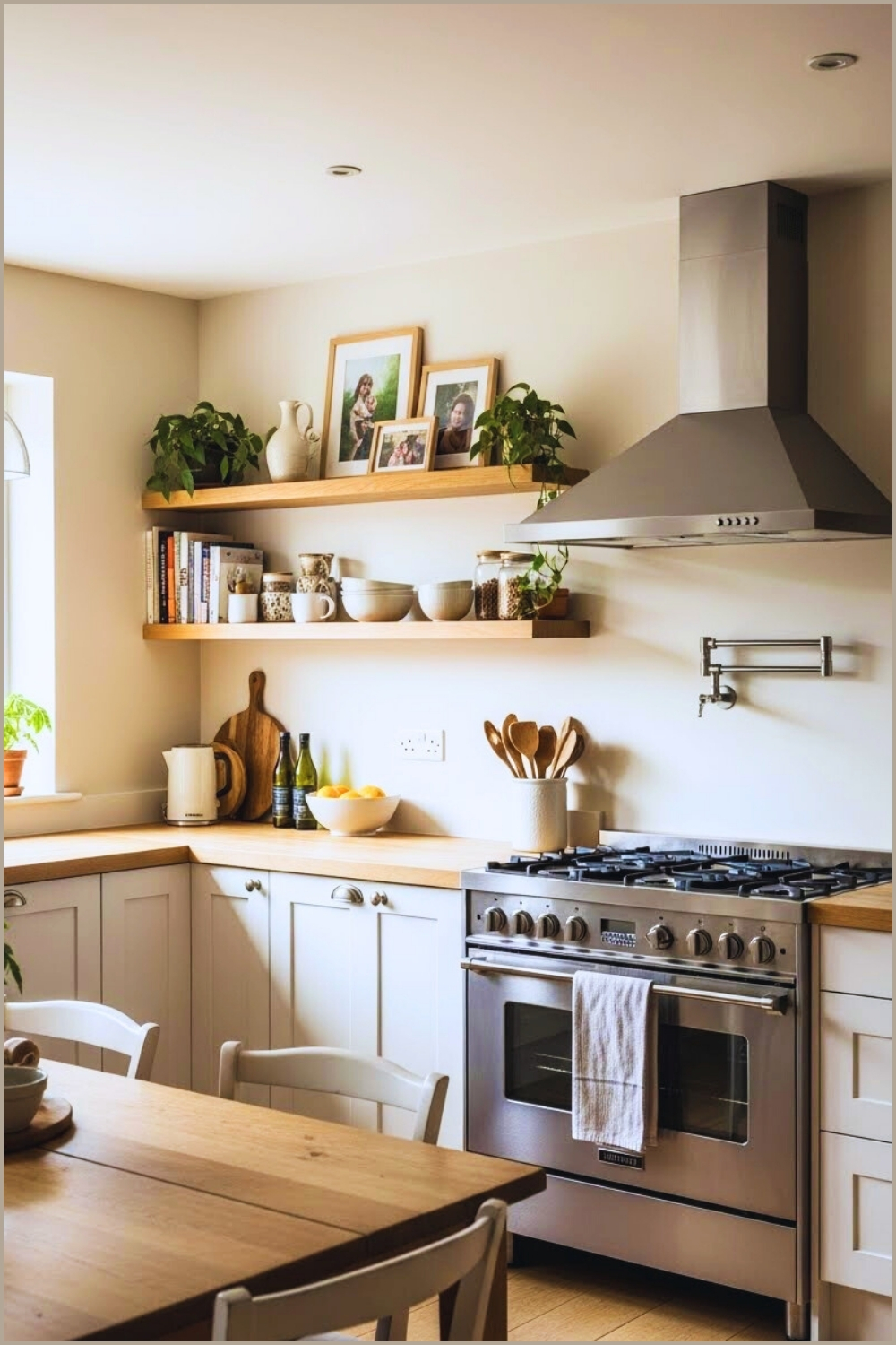 Cozy Family Kitchen Interior With Personal Touches