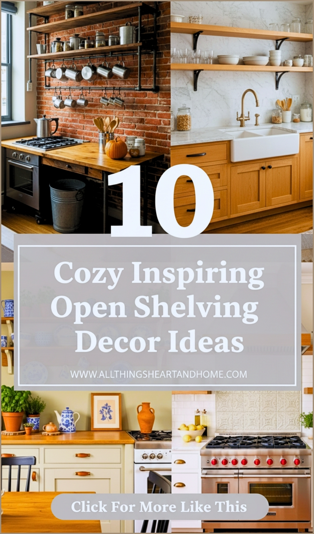 Cozy Inspiring Open Shelving Decor Ideas