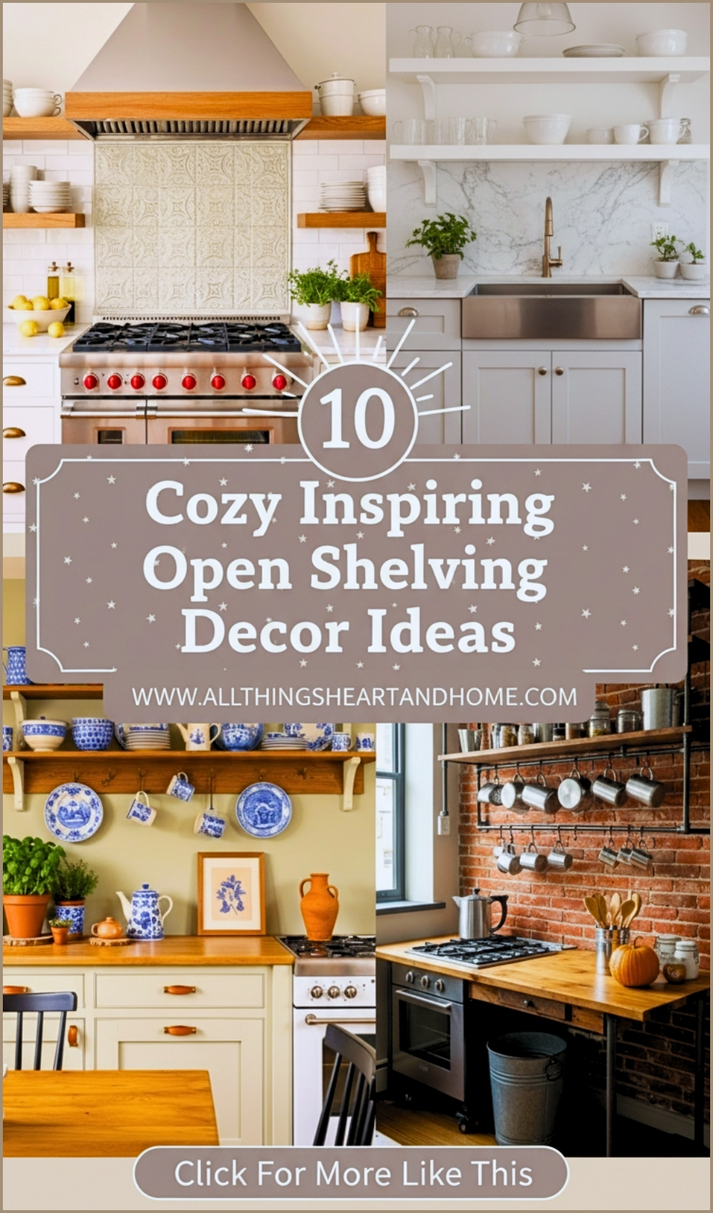 Cozy Inspiring Open Shelving Decor Ideas