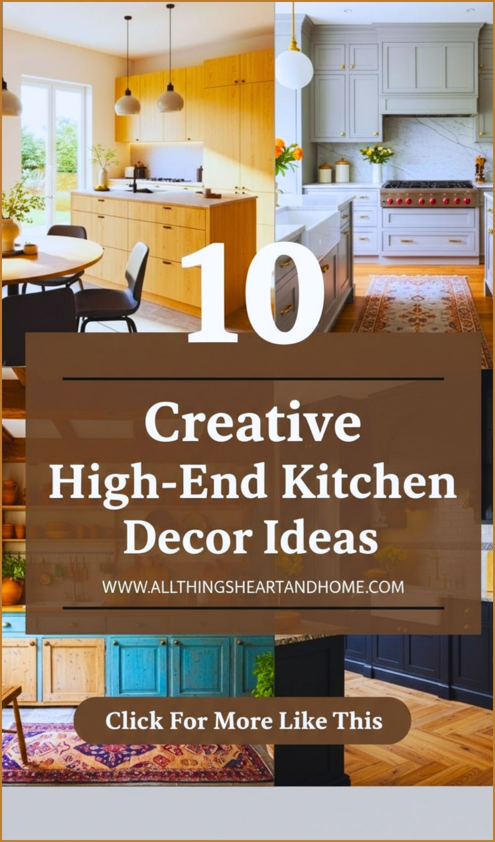 Creative High-End Kitchen Decor Ideas