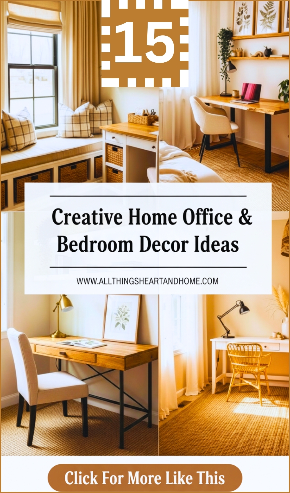 Creative Home Office & Bedroom Decor Ideas (1)