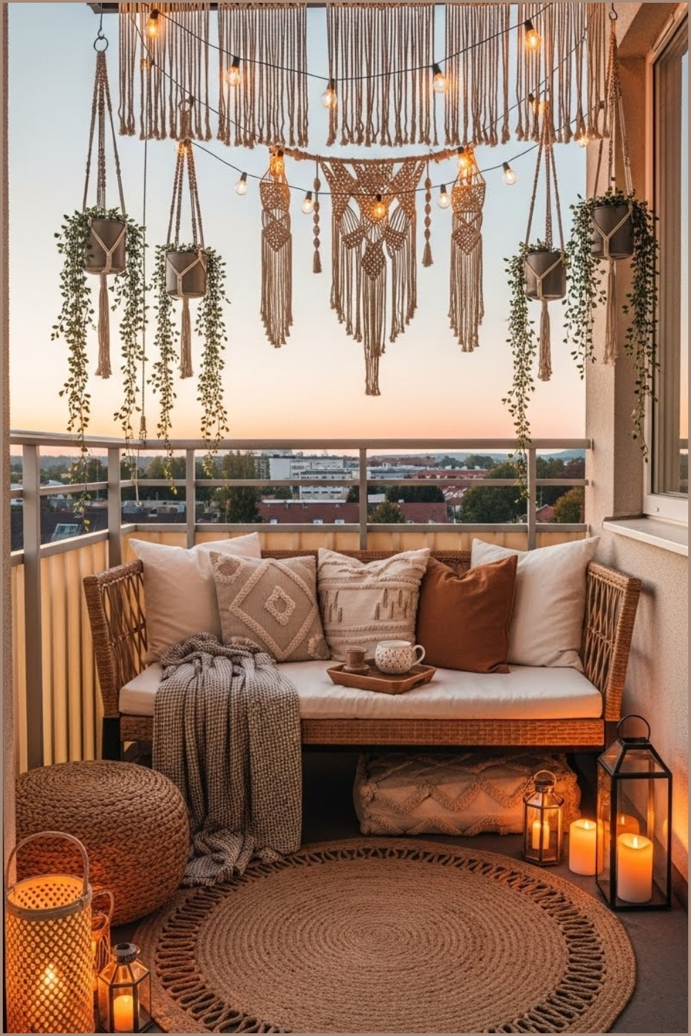 Dreamy Boho Balcony Feels Like An Elevated Retreat Floating