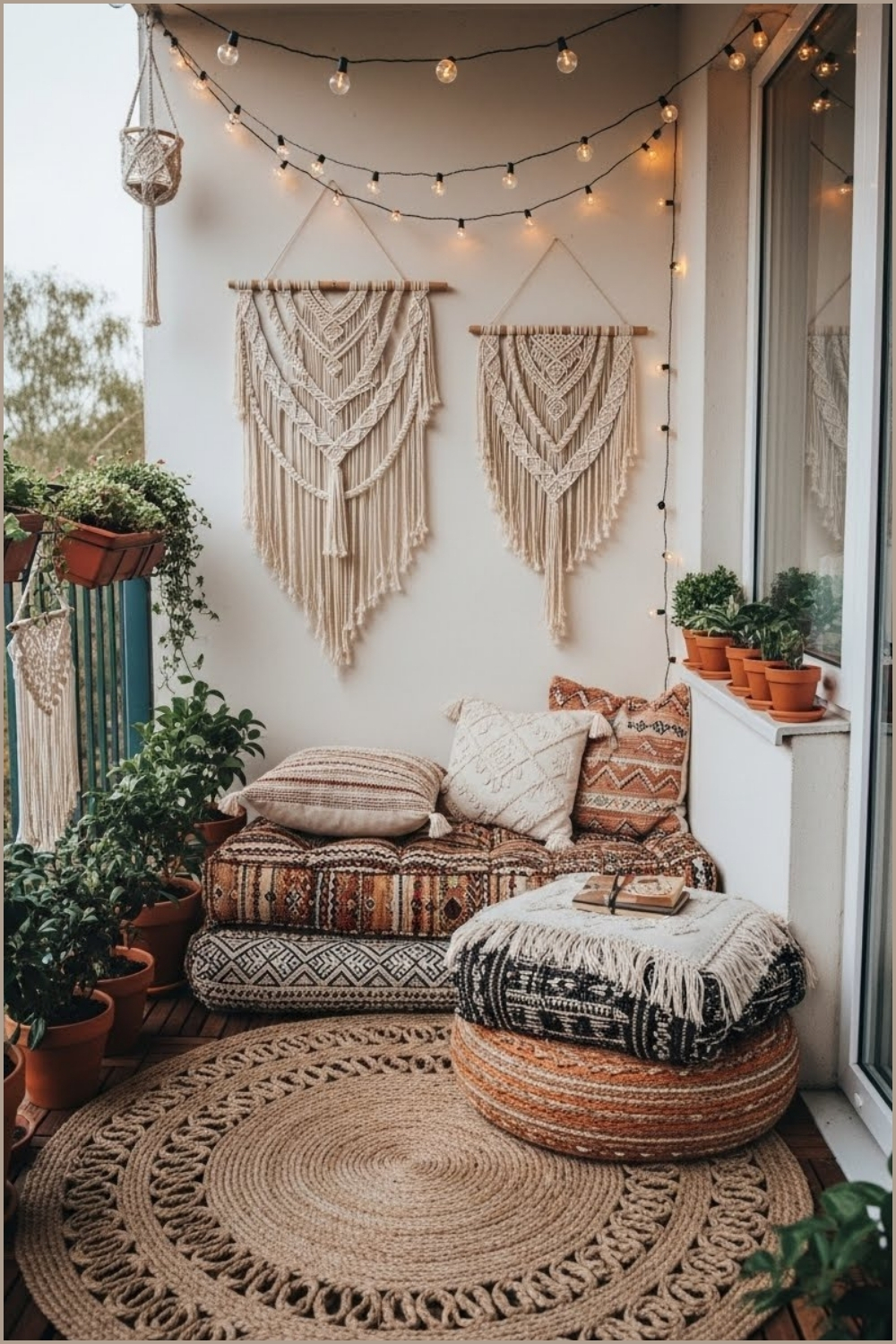 Dreamy Boho Balcony Transforms A Small Outdoor Space