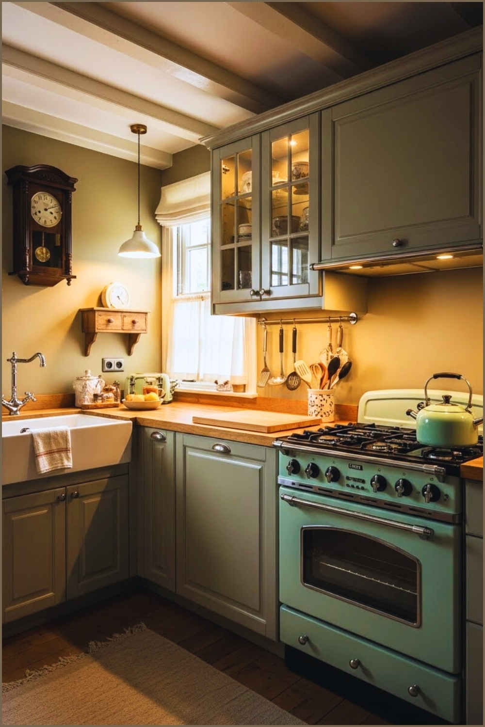 Efficient Modern Kitchen Interior Well Organized
