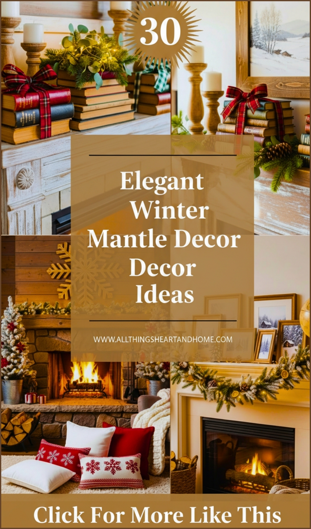 Elegant Winter Mantle Decor Ideas (1)