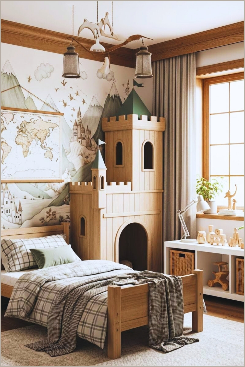 Enchanted Castle Toddler Boy Bedroom Interior
