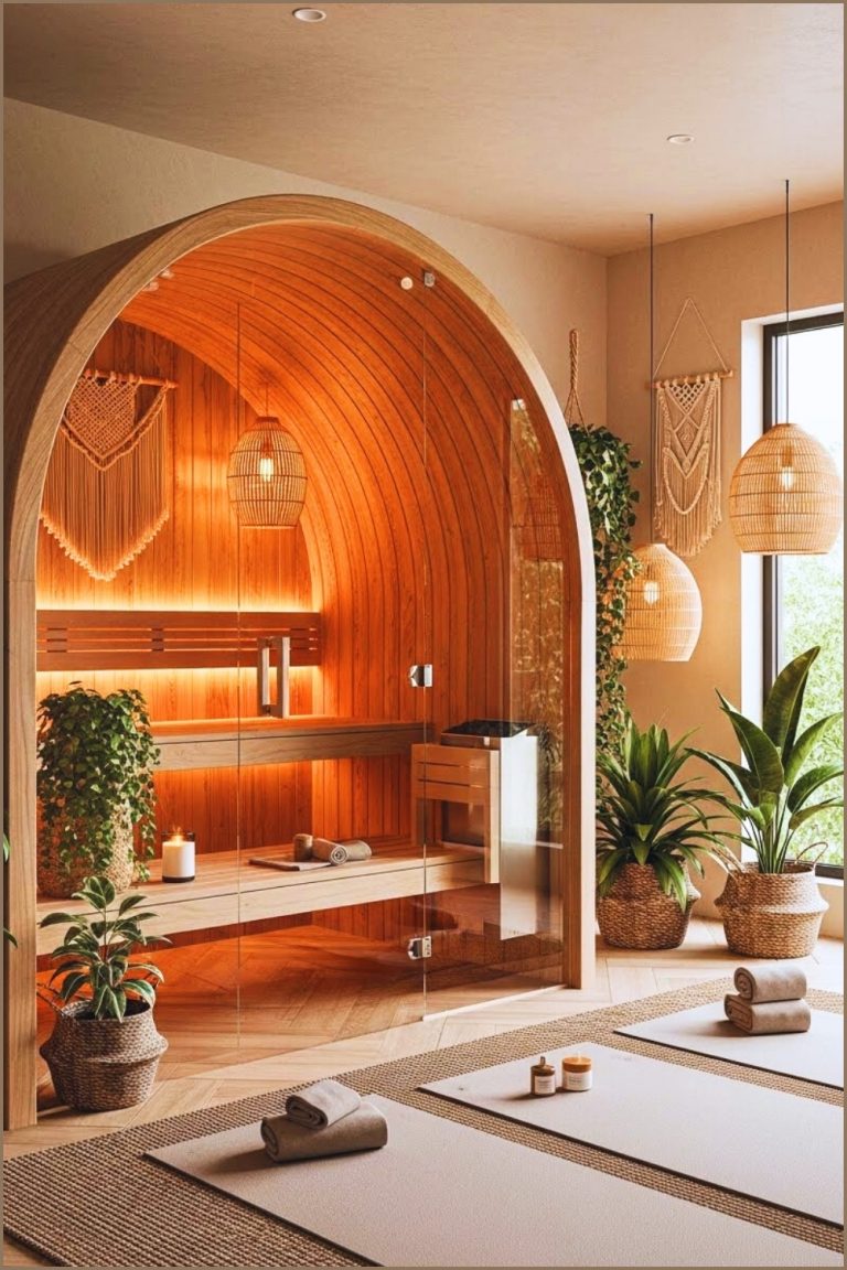Luxury Boho Inspired Home Wellness Retreat With Arched